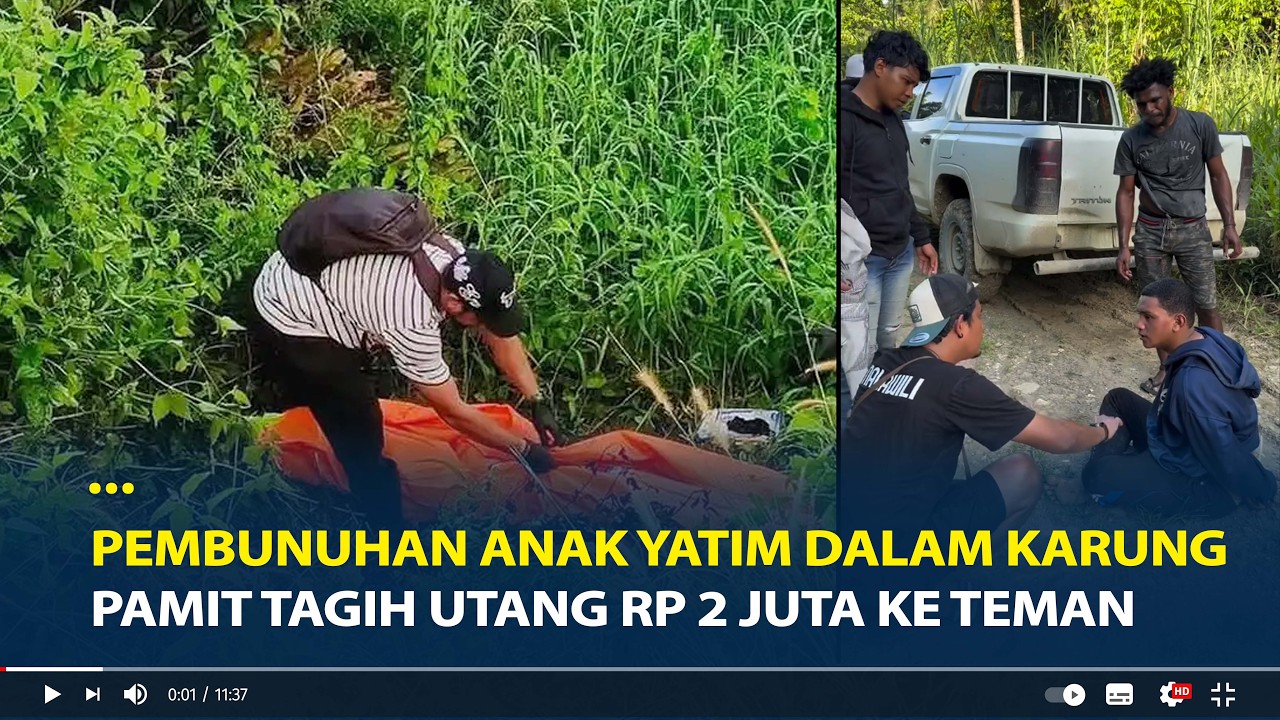 Pembunuhan Anak Yatim Dalam Karung, Pamit Tagih Utang Rp 2 Juta Pelaku Masih Remaja