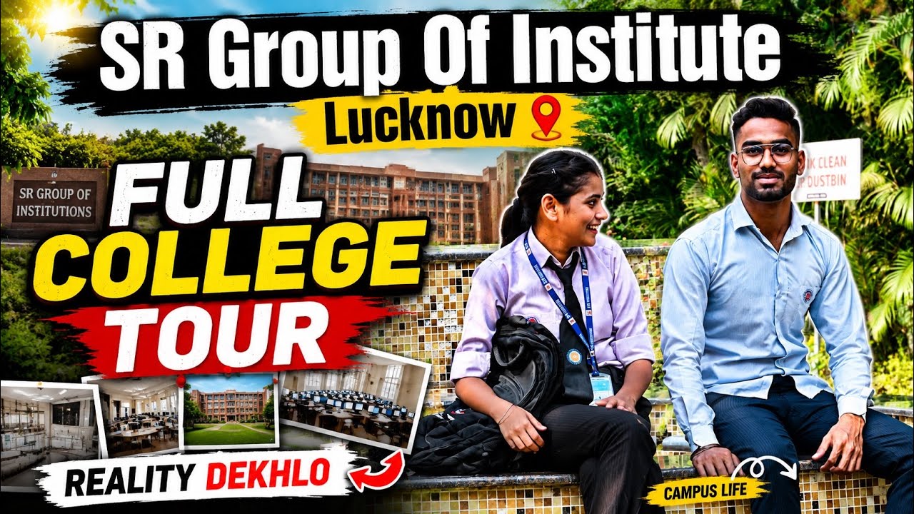 SRGI Full College Tour (SR Group Of Institute Lucknow) 😱Before taking Admission Watch Reality 😳