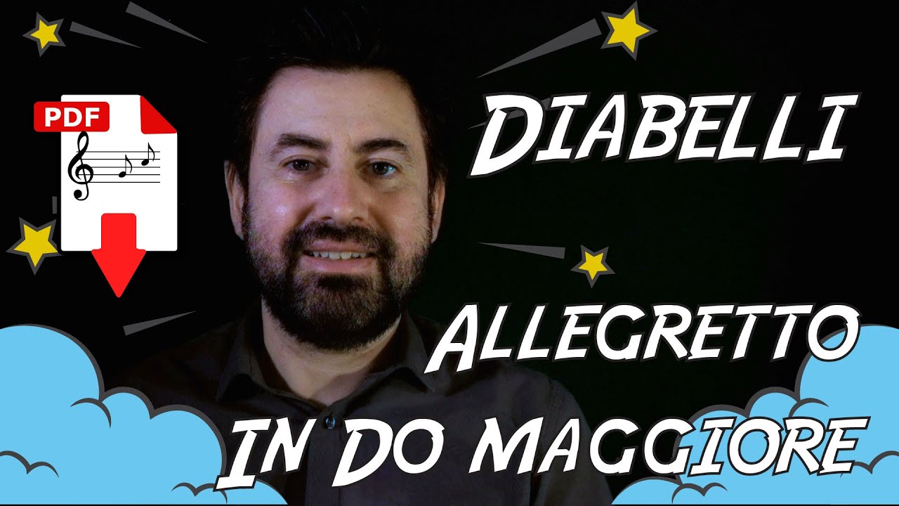 Allegretto in Do maggiore di Anton Diabelli - Cesi - Marciano brano 5  con spartito PDF download