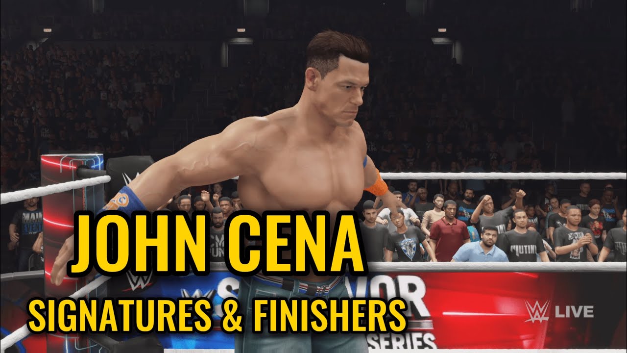 Фирменные приёмы и добивания Джона Сины в WWE 2K25 (геймплей)