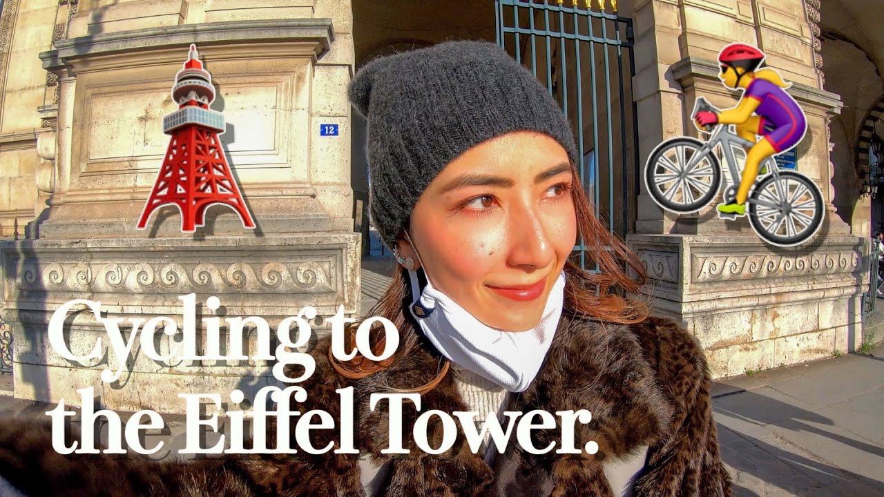 New Year's Day 2022🇫🇷✨マレ地区からエッフェル塔までサイクリング＆カフェランチ☕️🐮