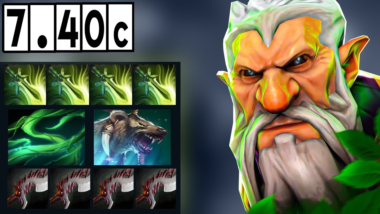 Lone Druid - 38 Kills!  [Full Match Gameplay Dota 2] 7.40c