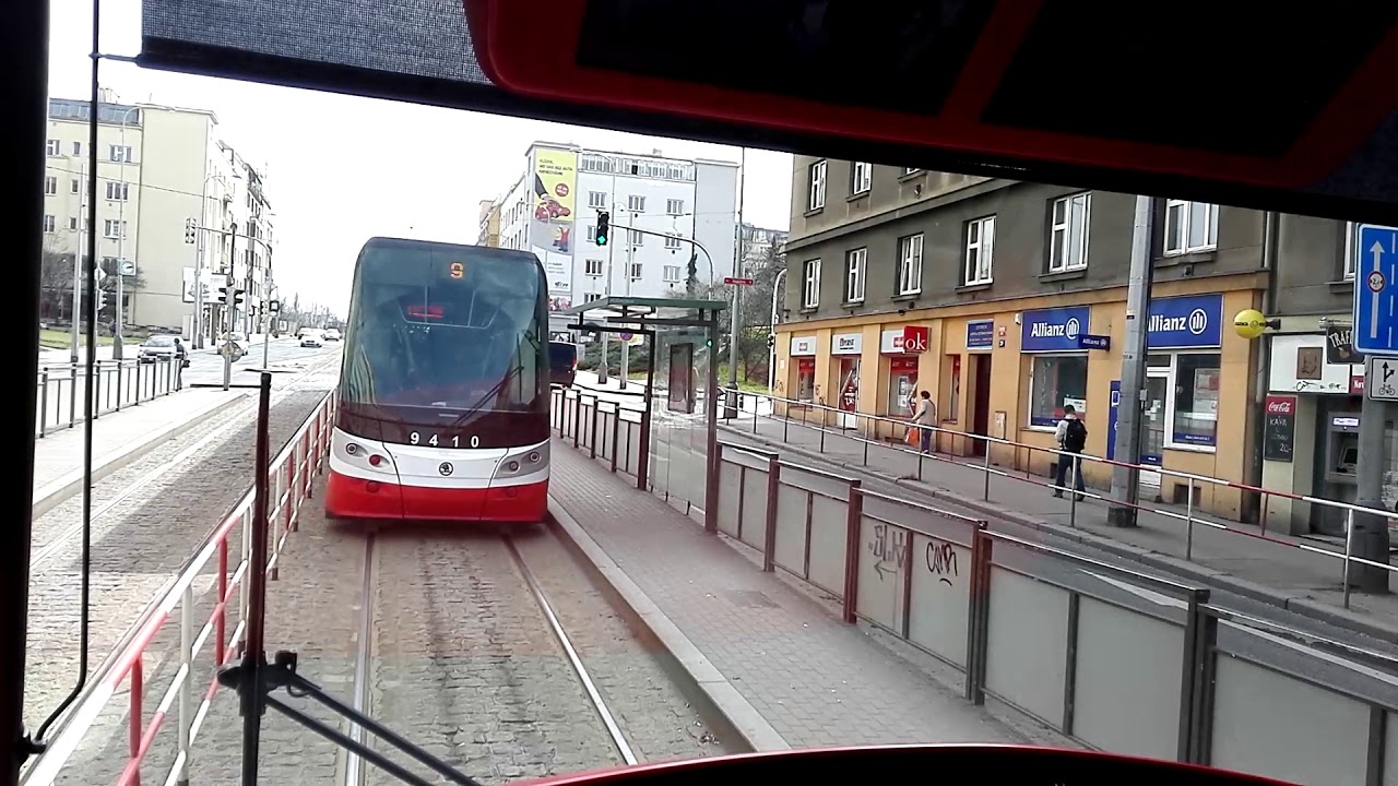 Tram line 16(Vysočanská - Slánská)