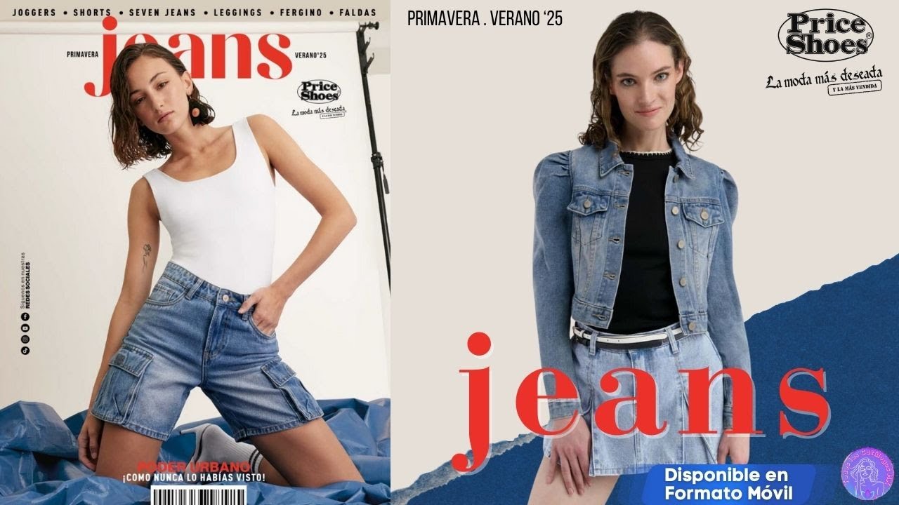 👖Cat&aacute;logo PRICE SHOES Jeans Primavera - Verano 2025☀️(Disponible en formato movil)📱
