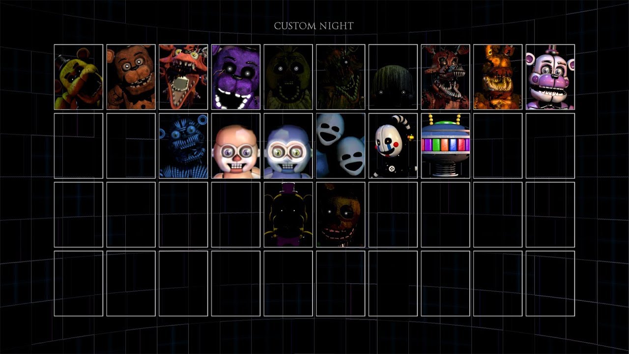 Ultimate Custom Night - Rejected Roster [Speed Edit]