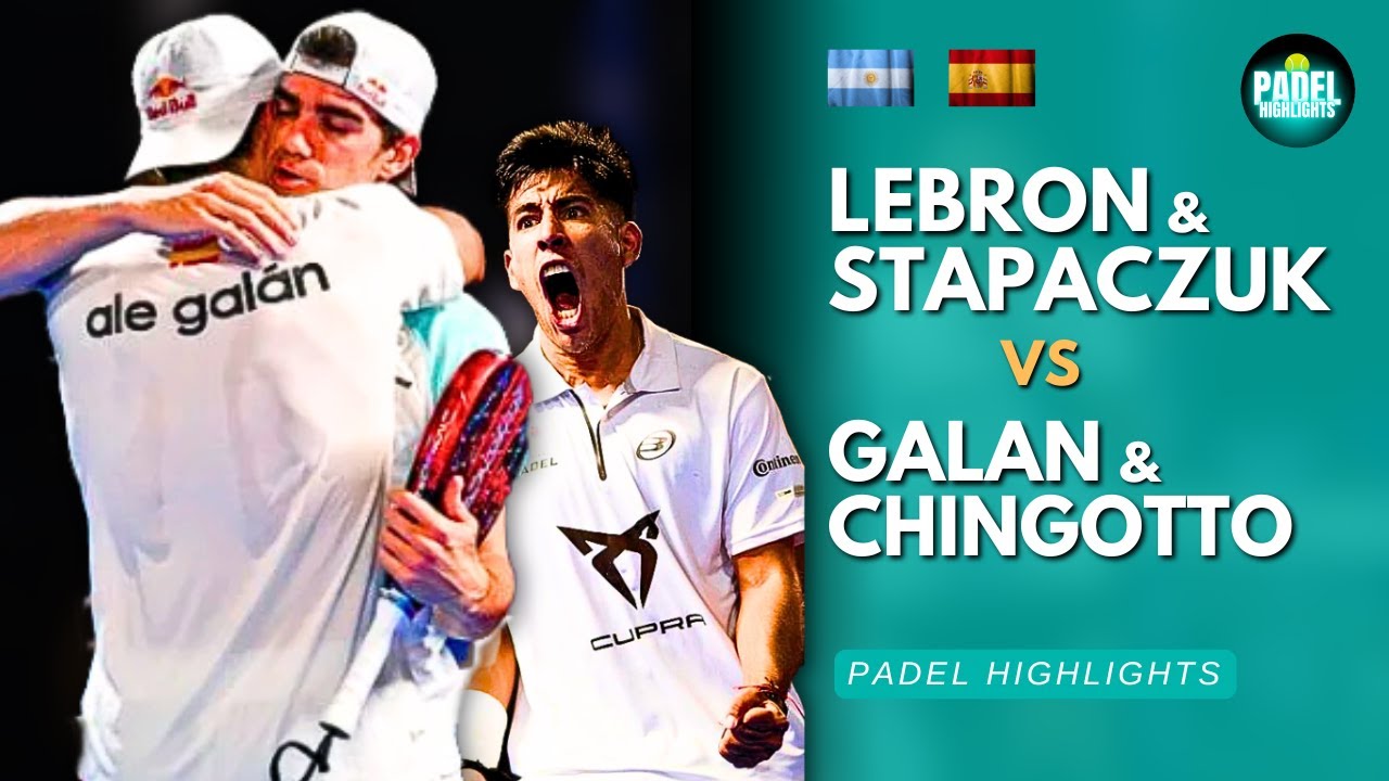 Best INSANE moments PADEL - Chingotto/Galan vs Lebron/Stapaczuk | Padel Highlights