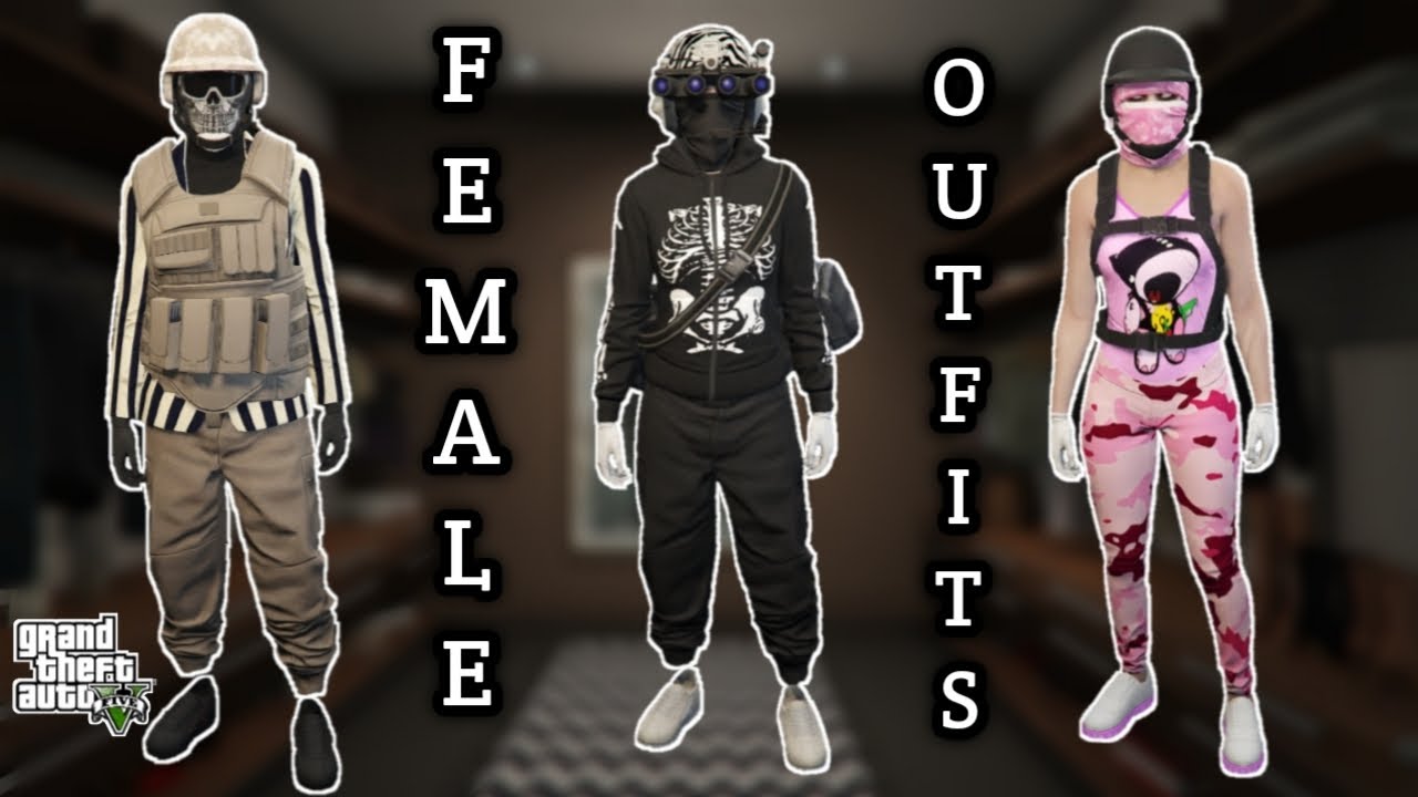 FEMALE TRYHARD OUTFITS - GTA 5 ONLINE