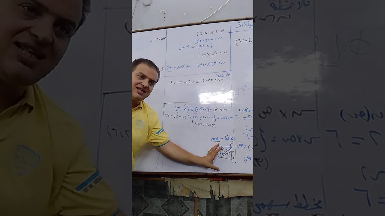 الصف الثالث الاعدادي 2025 ترم اول الدرس الاول حاصل الضرب الديكارتي