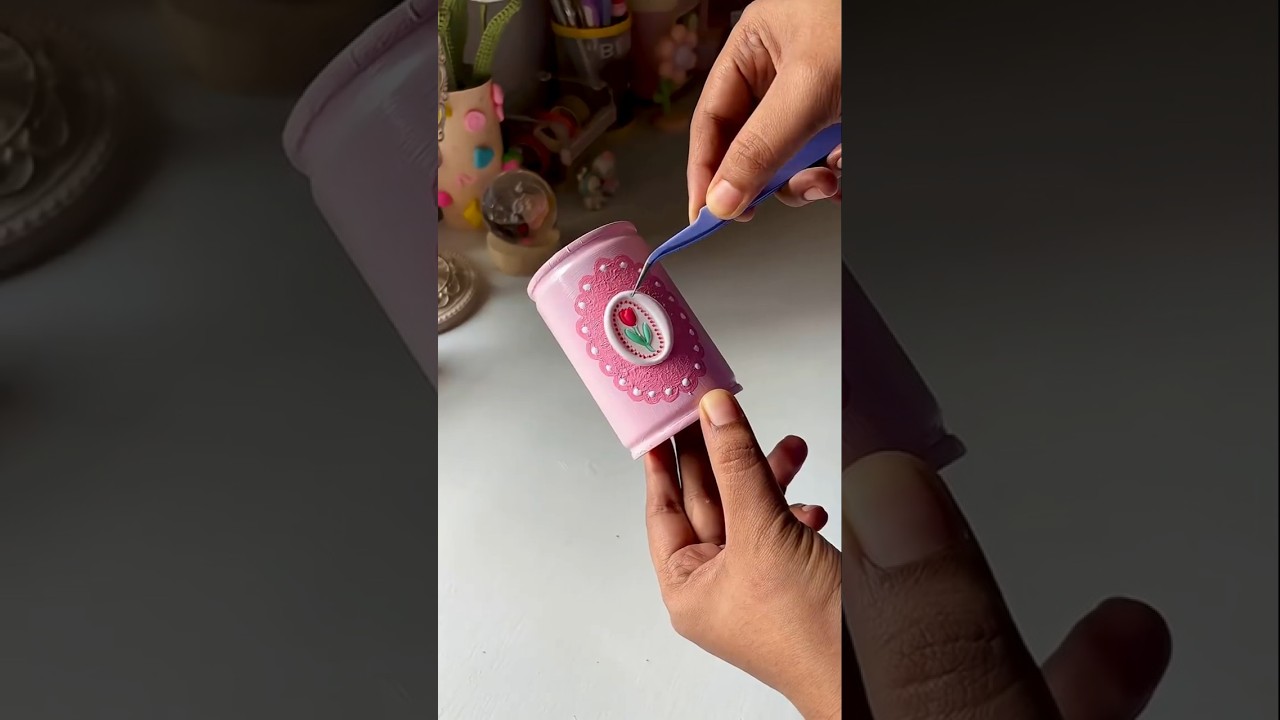 Aesthetics from ആക്രി 🤩 | ninu shaaji #diy #craft #shorts