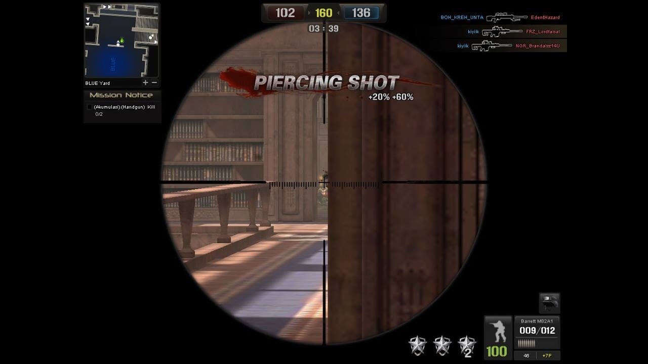 PB GARENA Burning Hall 2x PIERCING SHOT Barrett M82A1 BY: HerFan