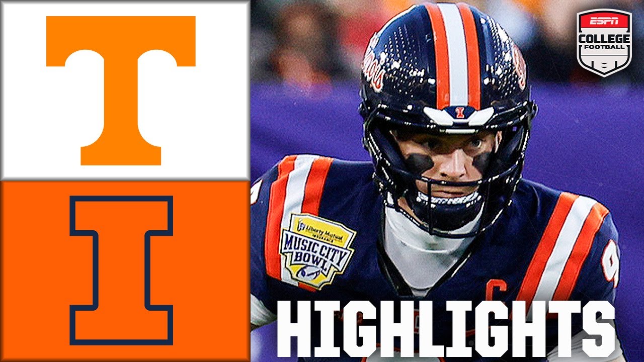 Music City Bowl: Tennessee Volunteers vs. Illinois Fighting Illini | Full Game Highlights | ESPN CFB
