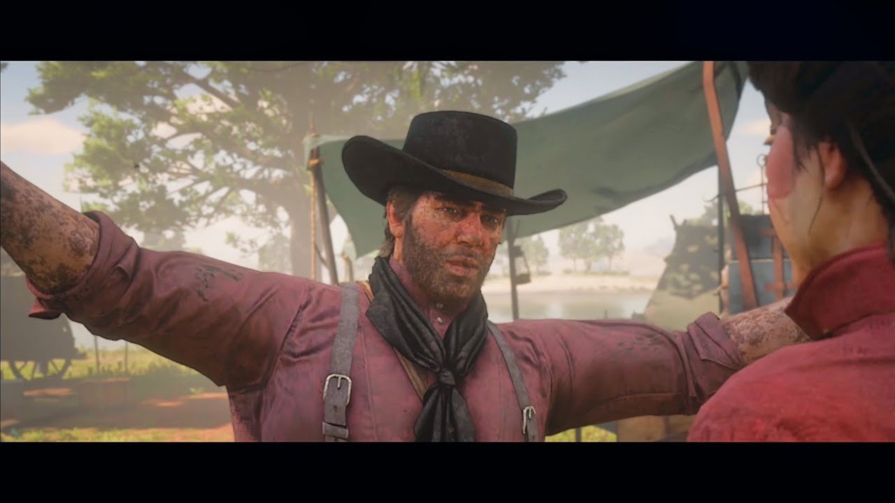 Secret Cutscene Of Miss Grimshaw and Arthur While Dutch Is Ignored | Red Dead Redemption 2 (RDR2)