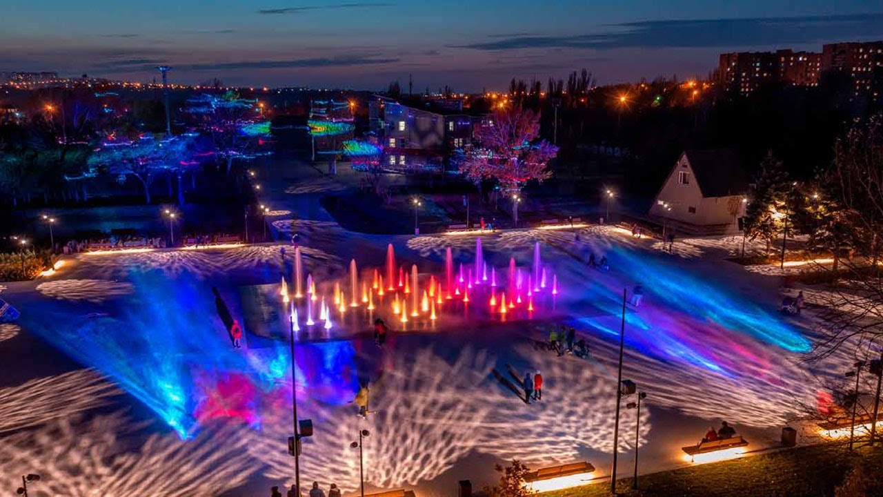 2022 IES Illumination Award: PARK OF CULTURE AND REST NAMED BY M.O. HUROV, Mariupol, Ukraine