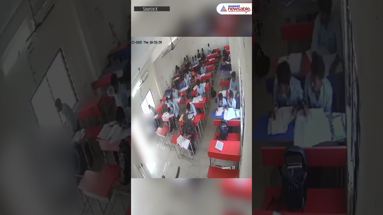 Caught on Cam: Andhra College Student Gets Up From Classroom Seat, Jumps from 3rd Floor
