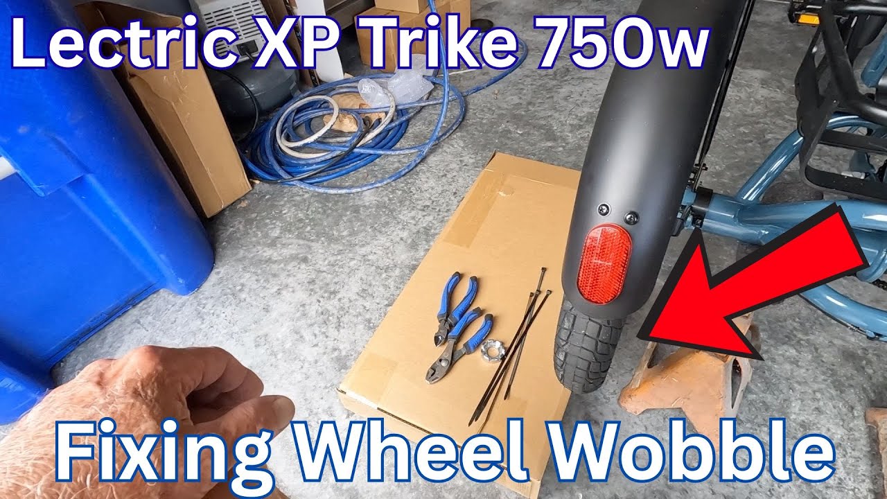 Устранение люфта колёс | Lectric XP Trike 750w