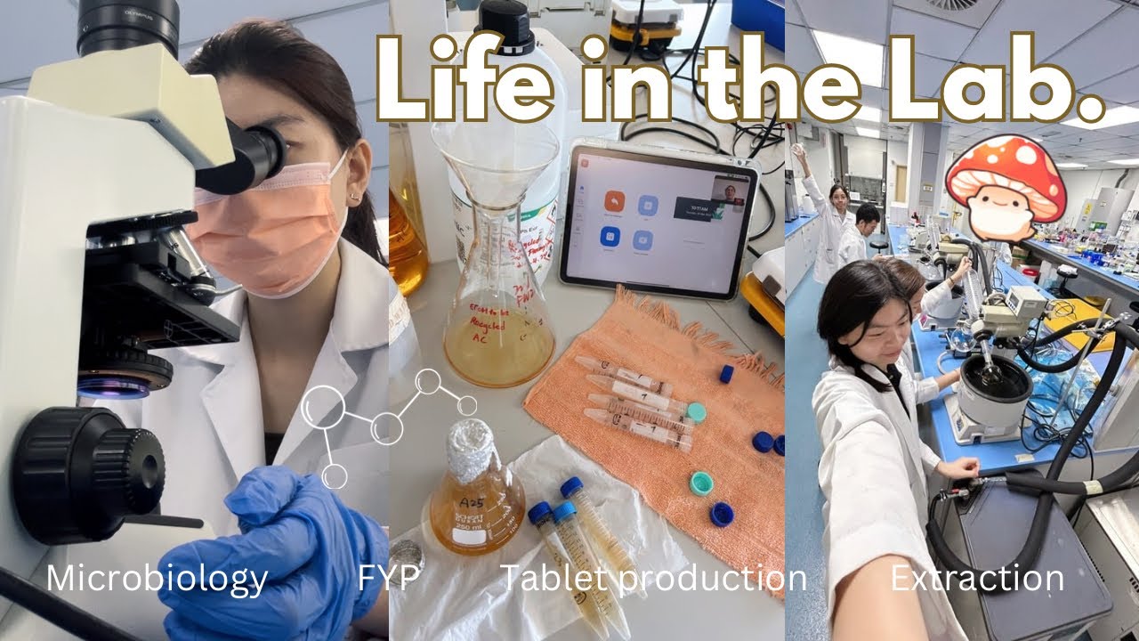 [Lab Vlog] How I spent 3 months in the lab 🔬 | face reveal?? microbiology, hangouts