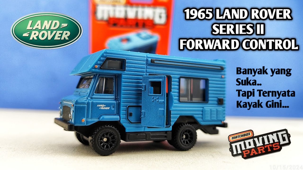 Eps676 MATCHBOX 1965 LAND ROVER SERIES II FORWARD CONTROL MOVING PARTS nya Keren! Tapi Kok Gini??!?