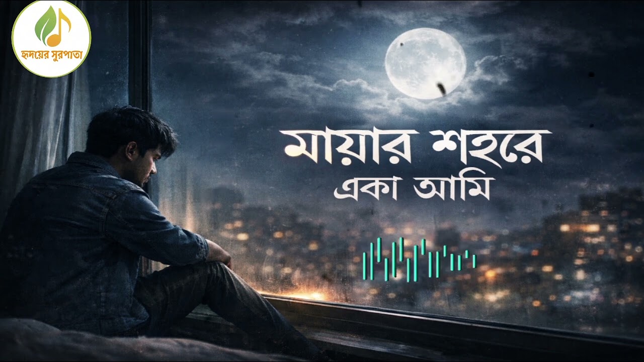 মায়ার শহরে একা আমি | Mayar Shohore Eka Ami | Bengali Emotional Folk Song | Hridoyer Surpata
