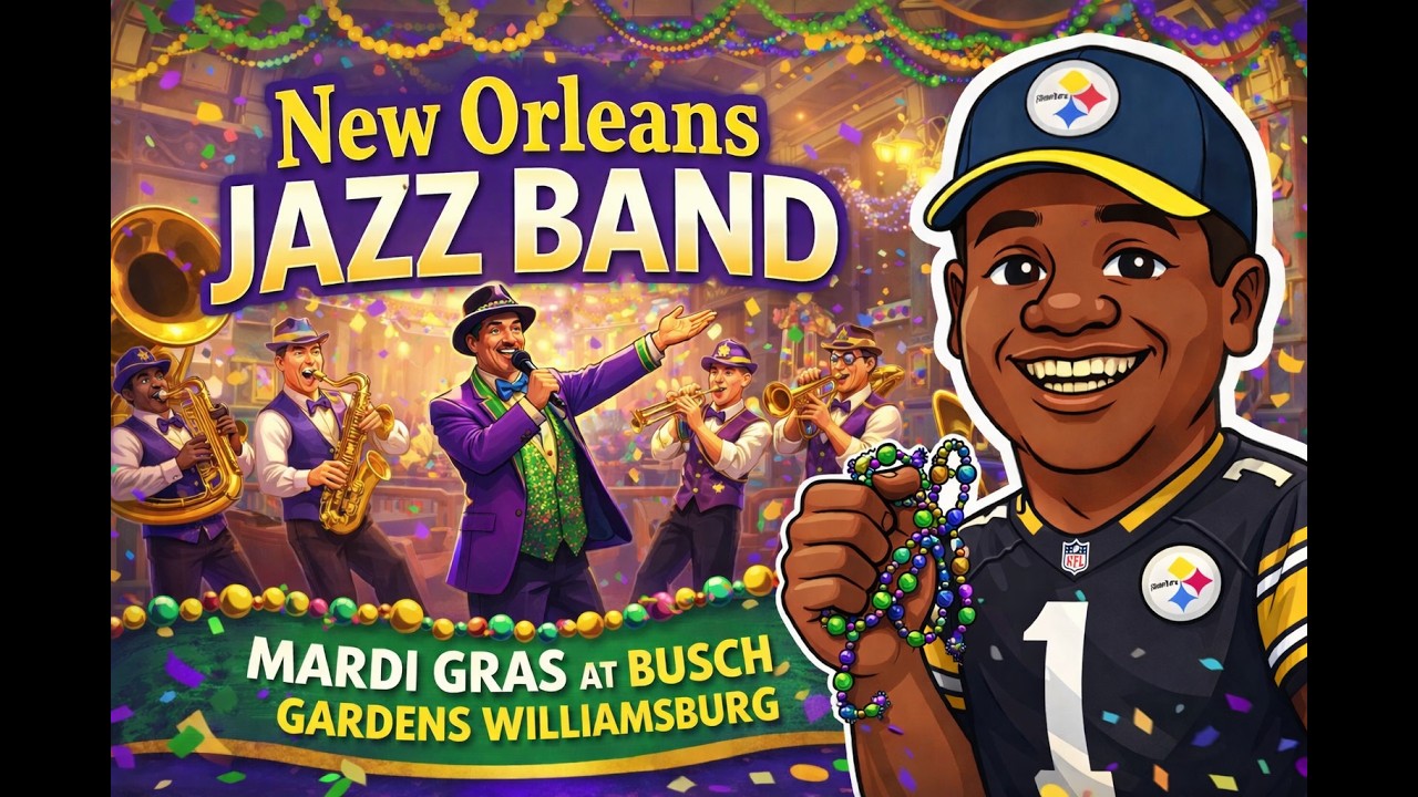 New Orleans Jazz Band (FULL SHOW) - Mardi Gras 2026 @BuschGardensVA 