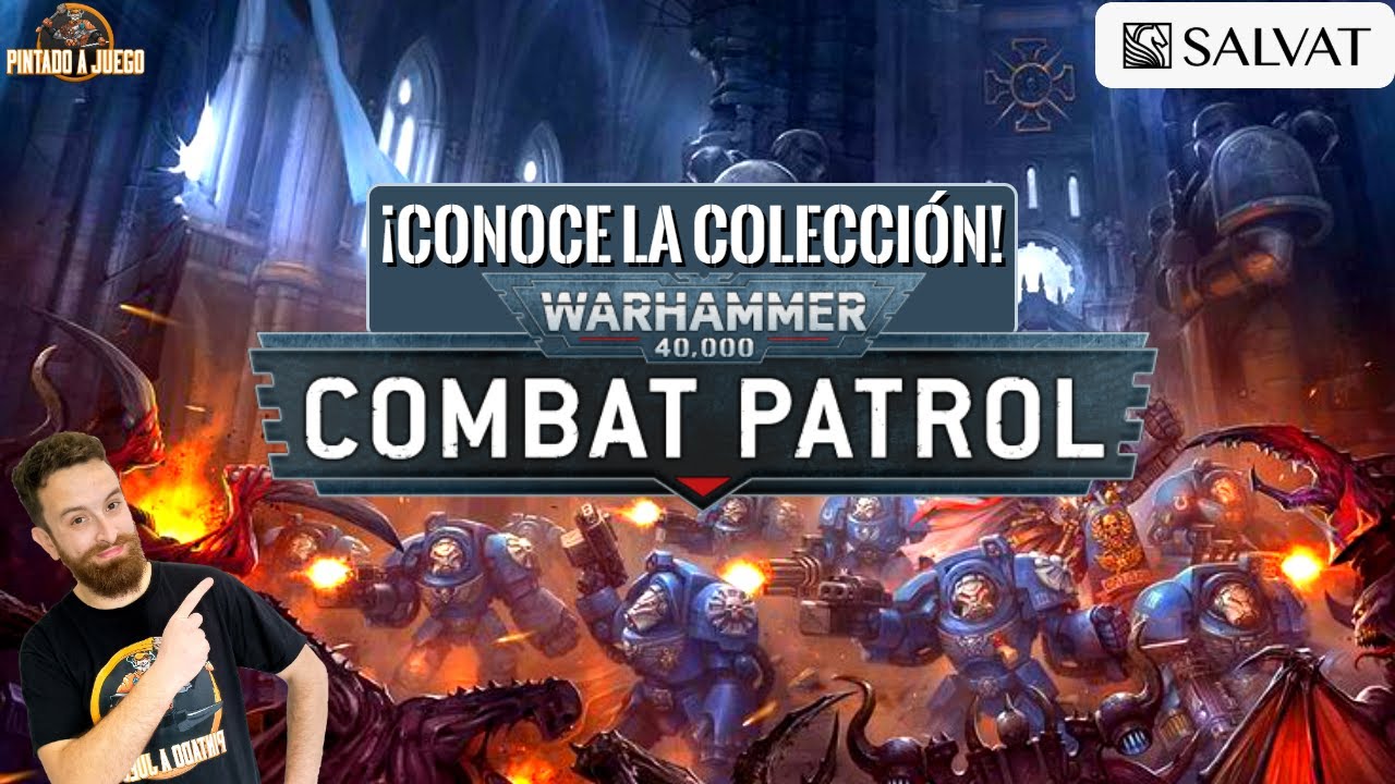 👀Conoce Warhammer 40.000 COMBAT PATROL y aprende a PINTAR TU PRIMERA MINIATURA👀