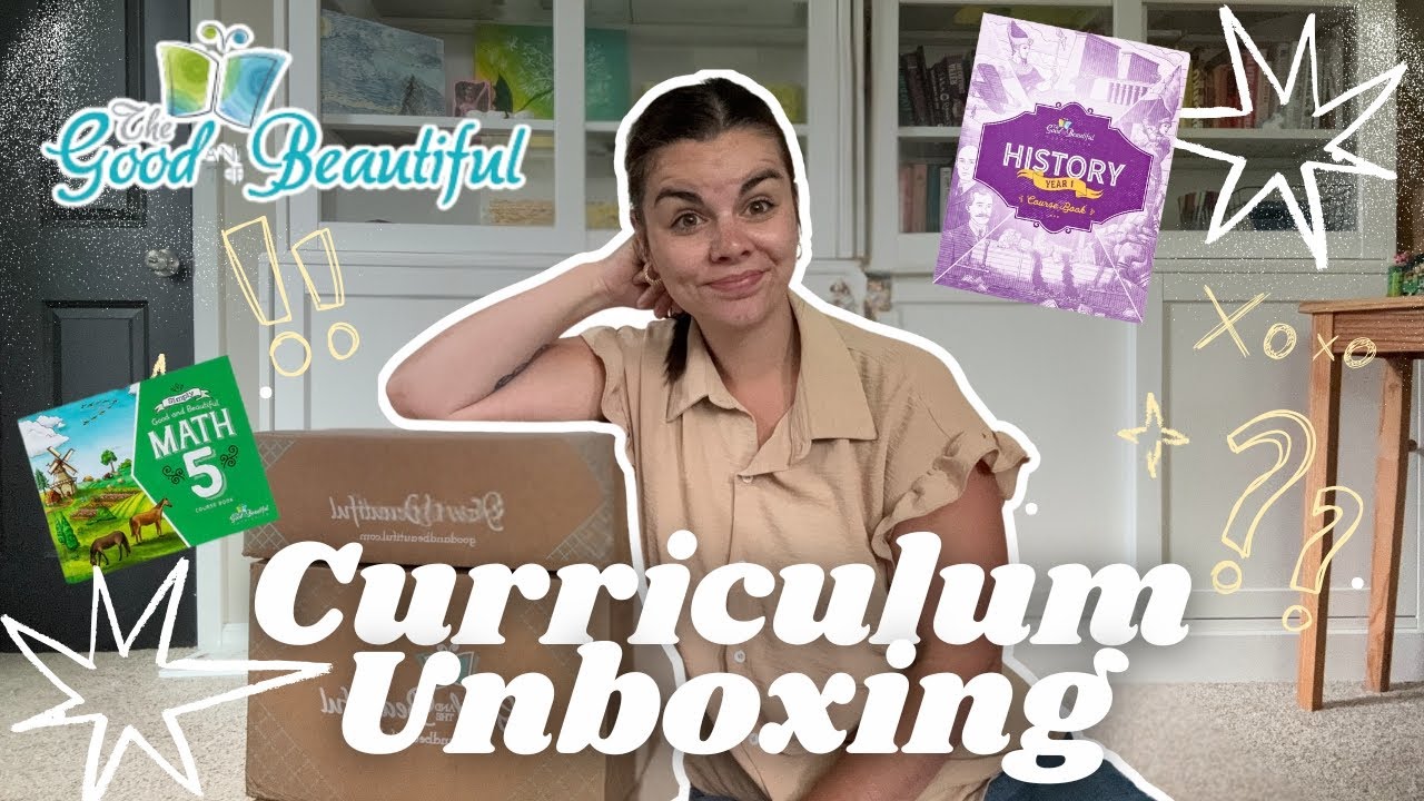 Homeschool Curriculum Haul! 5th Grade, Pre-K, My thoughts on The Good and The Beautiful