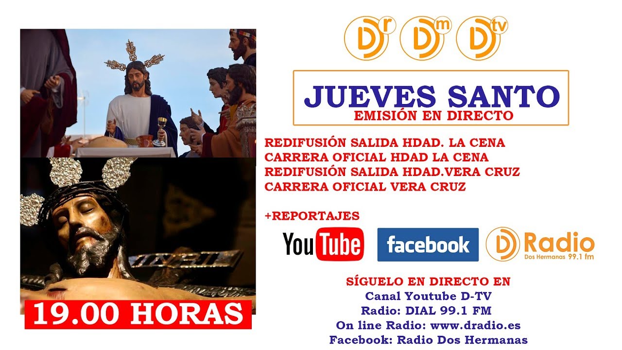 🔴 EN DIRECTO | JUEVES SANTO DOS HERMANAS - HDAD. VERA CRUZ - SEMANA SANTA 2018