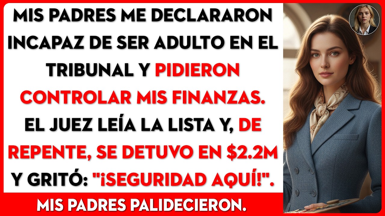 Mis padres presentaron una solicitud legal para controlar mi dinero, pero no sabían que yo tenía...