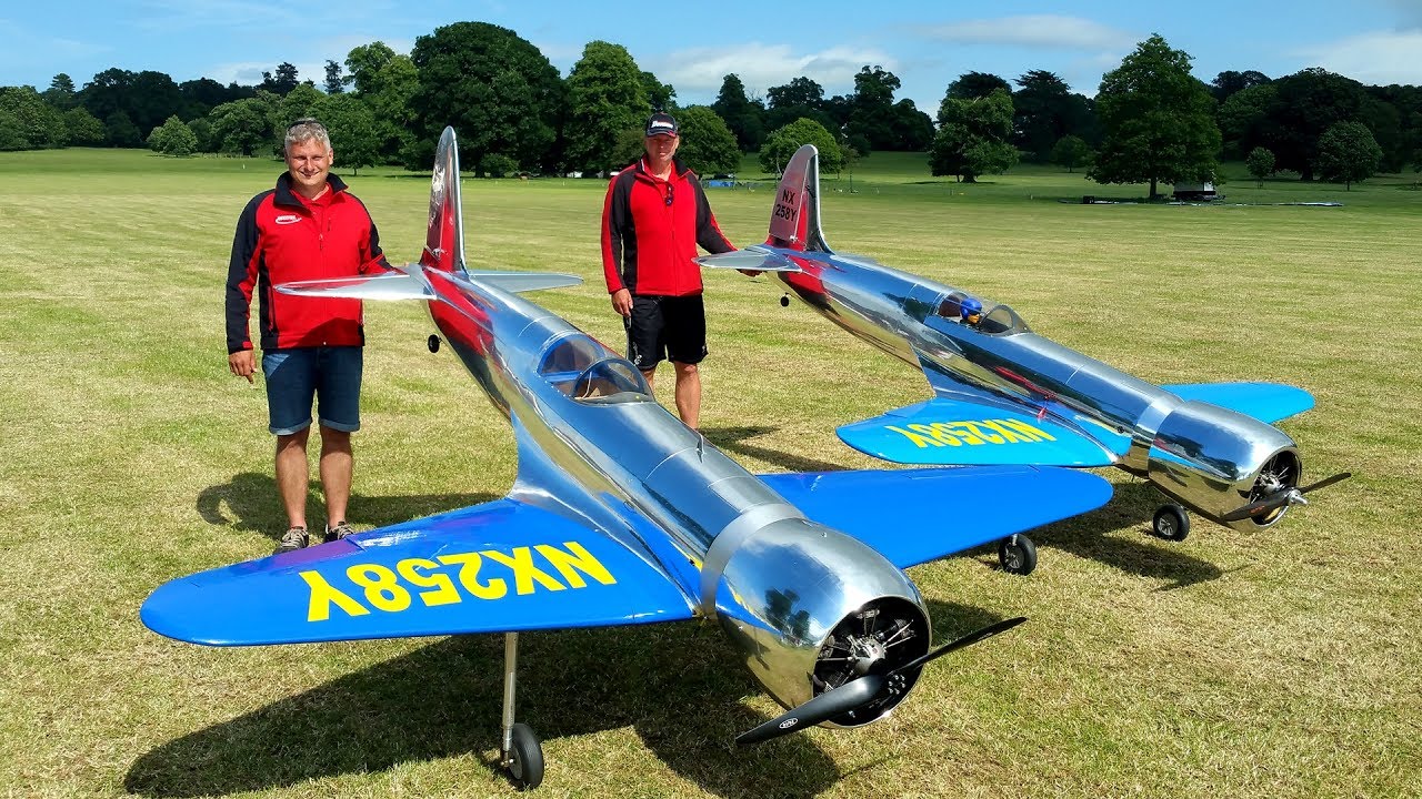 Two Giant Rc Hughes H-1 At Weston Park
