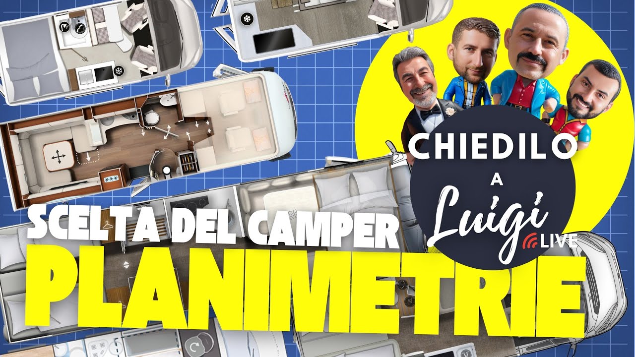 CAMPER: PIANTE E PLANIMETRIE | Chiedilo a Luigi
