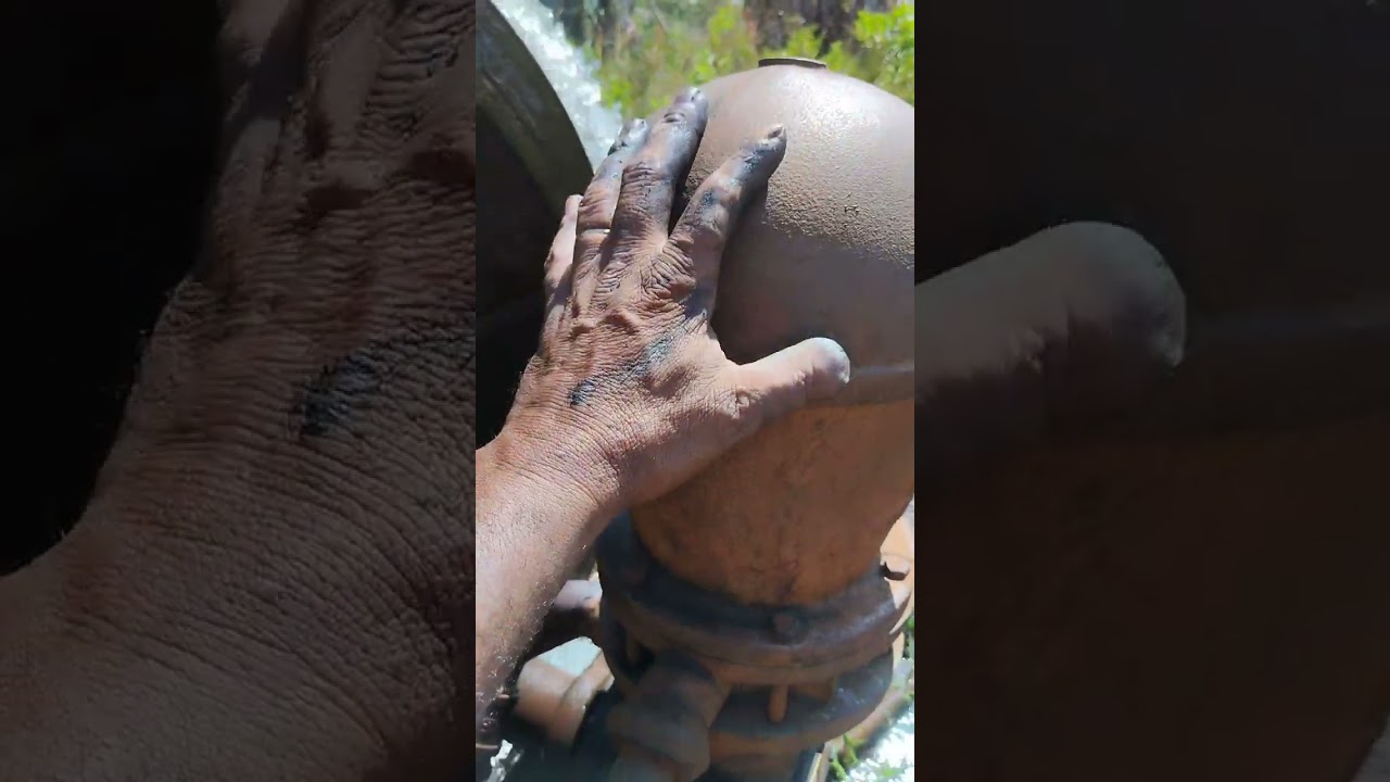Trocando graxeta da roda D.agua
