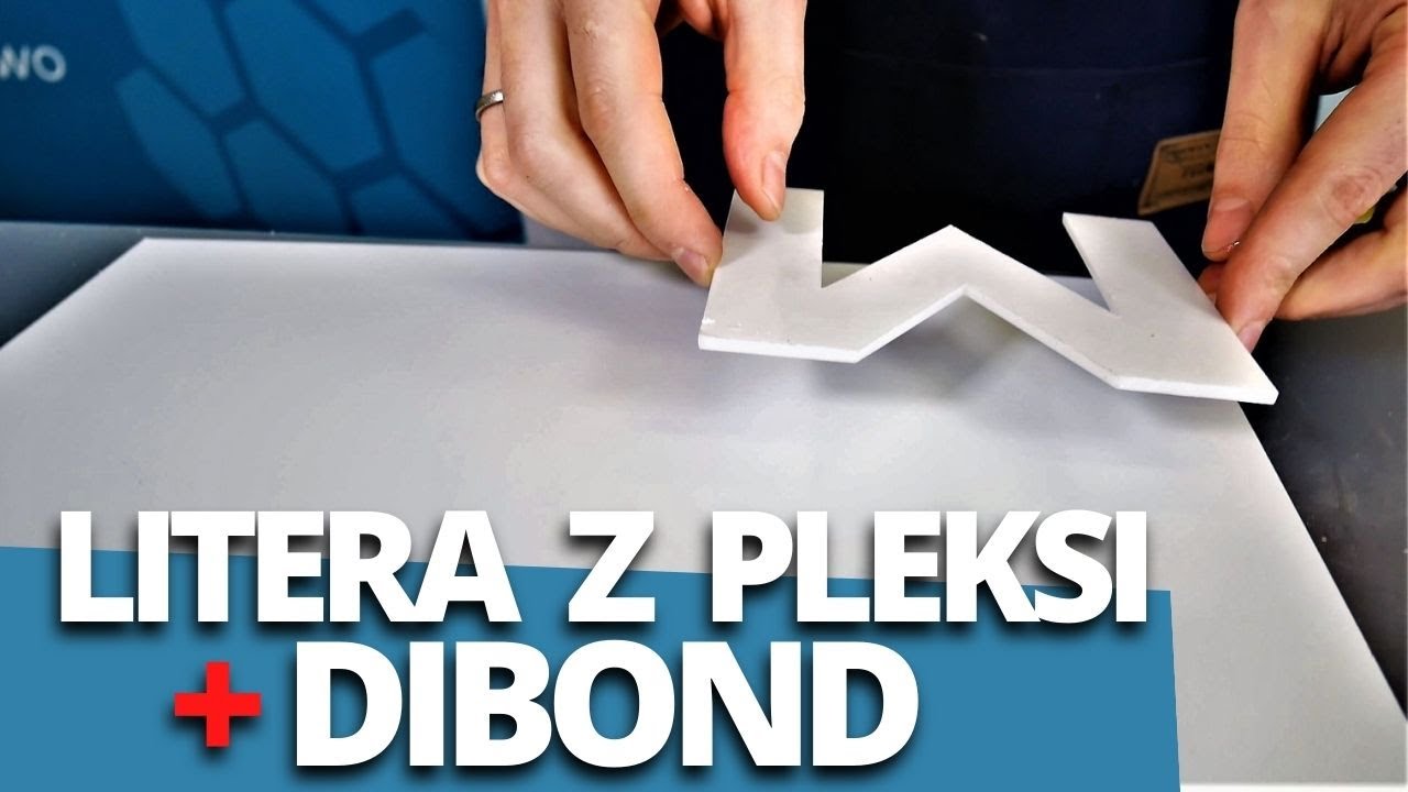Klejenie Pleksi mlecznej z płytą aluminiową Dibond