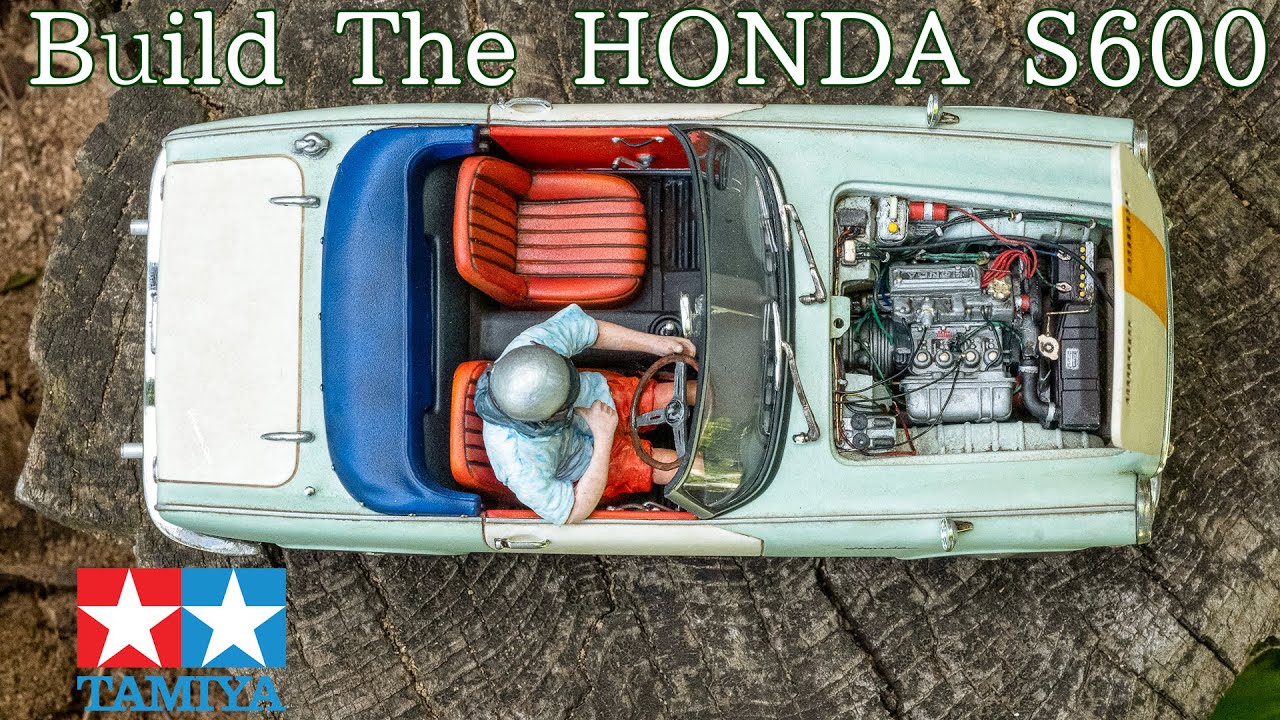 Build The TAMIYA HONDA S600 タミヤ ホンダ S600を作る(車の模型)