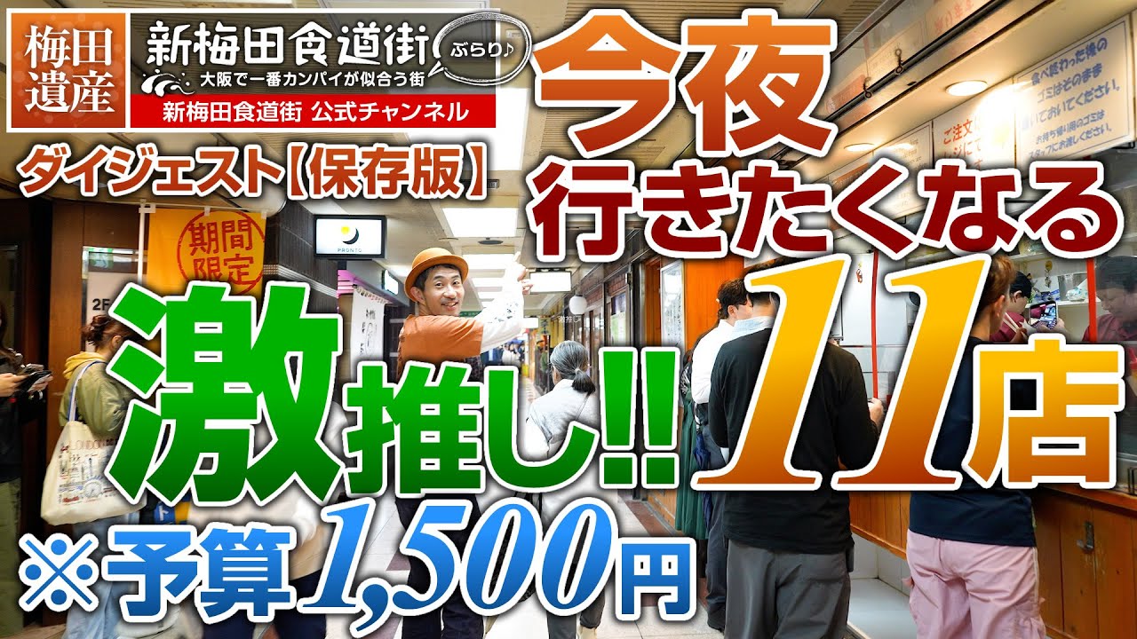 【保存版】今夜行きたくなる激推し！11店 新梅田食道街ダイジェスト：新梅田食道街