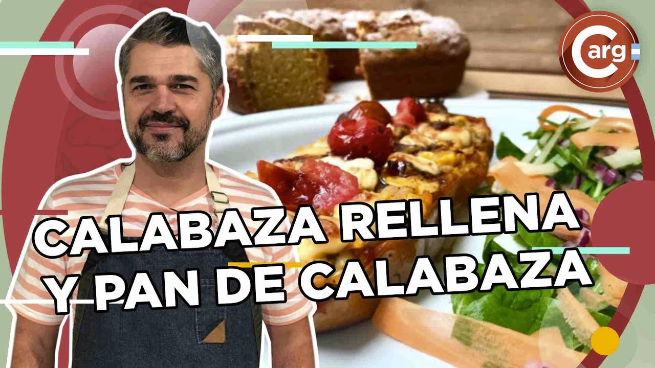 CALABAZA RELLENA Y PAN DE CALABAZA