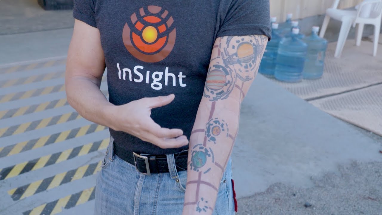 Inside InSight - Mars Science and Space Tattoos