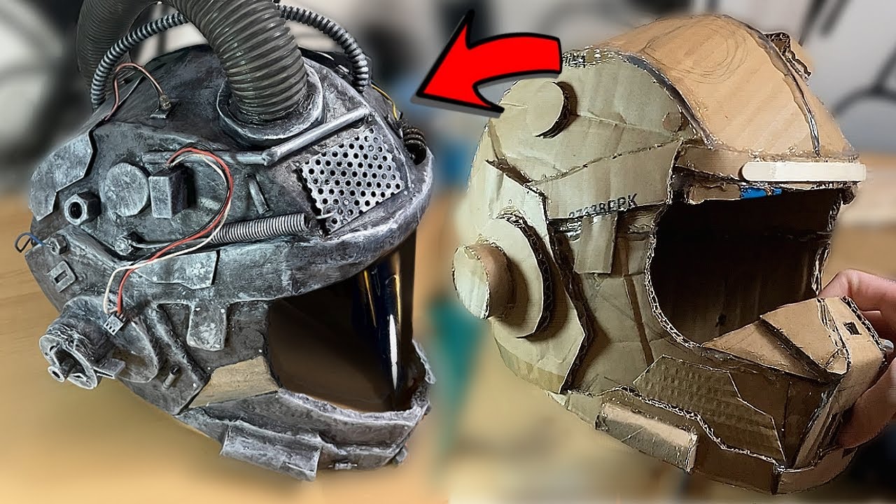 Making My Paper Mache Steampunk Helmet! Halloween Costume!