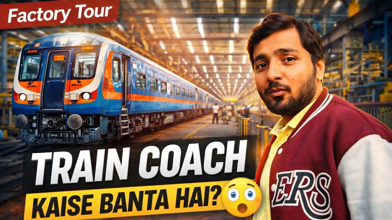 HOW A RAILWAY 🚝 COACH IS MADE ? Inside a RCF Kapurthala 🤯 | DOCUMENTRY | GOGOL VLOGS