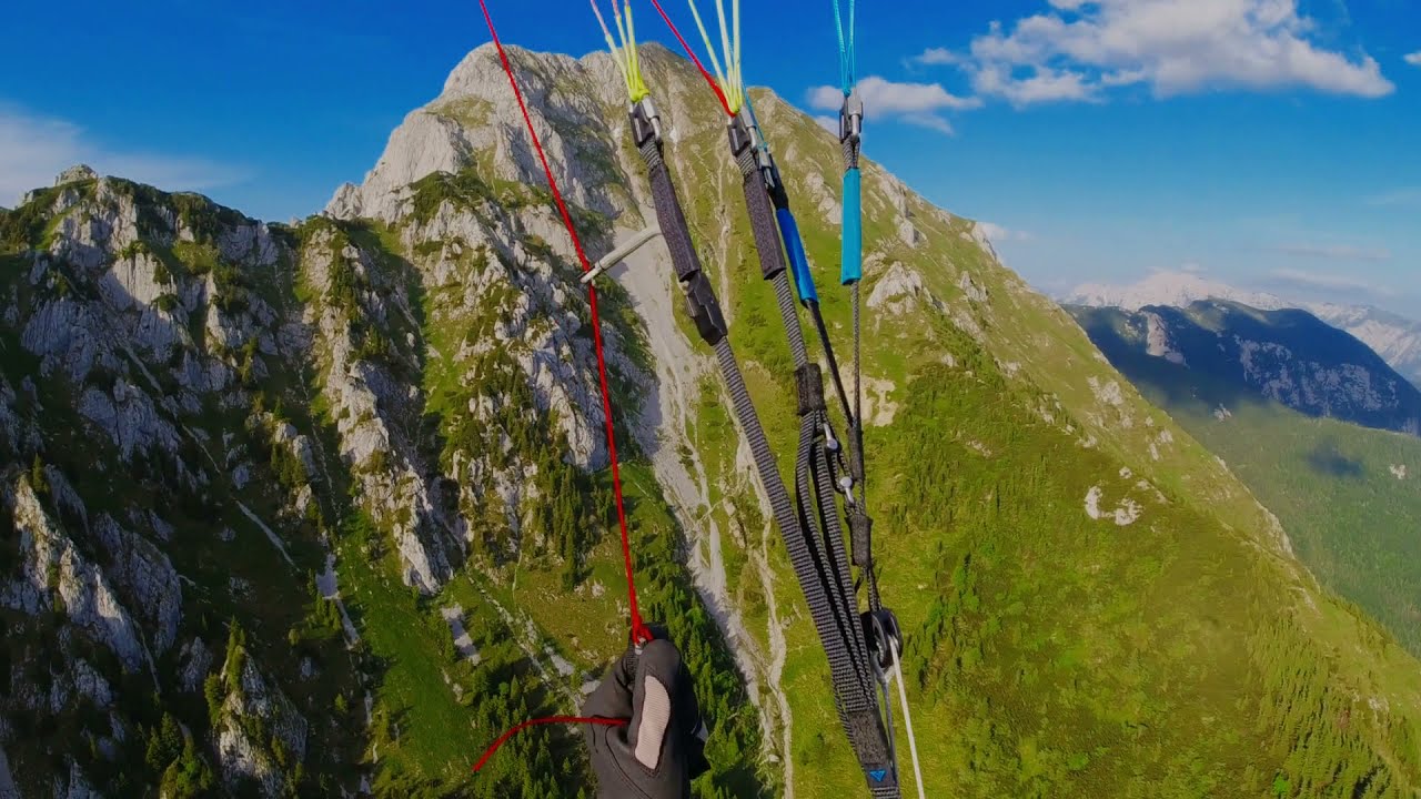 Paragliding in  Slovenia (Polet do Storžiča)