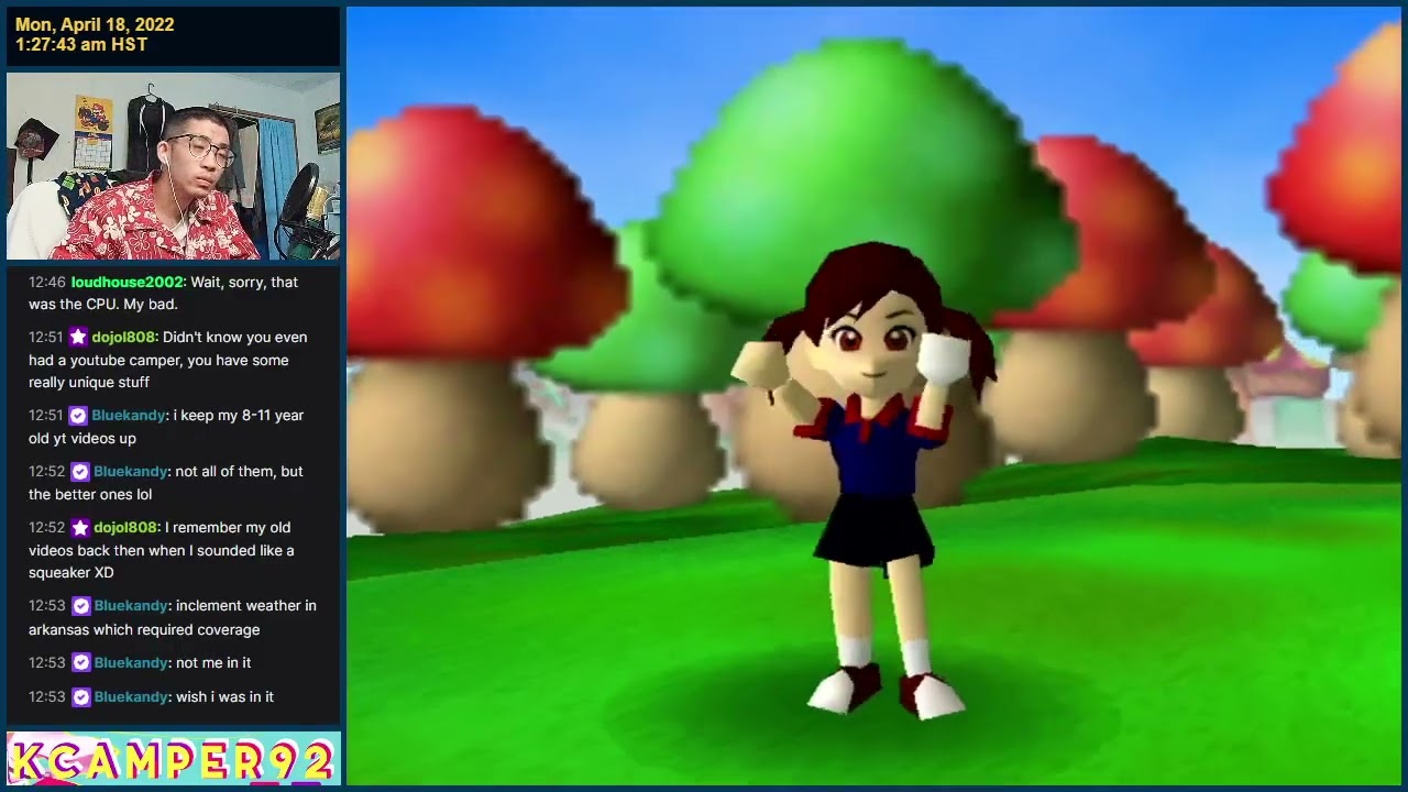 Mario Golf (N64) - Plum vs. CPU Metal Mario - Boo Valley