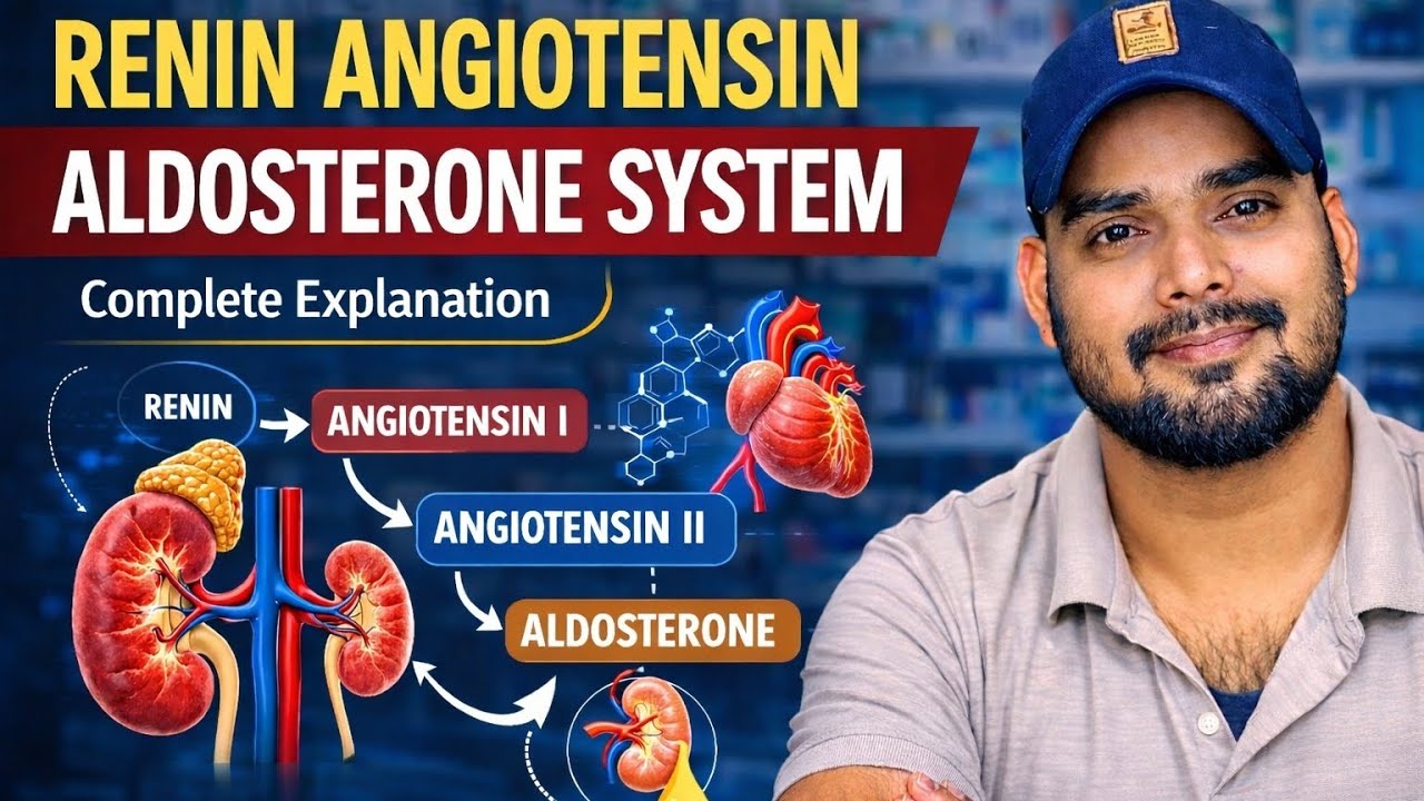 Renin angiotensin aldosterone system (RAAS) in detail 