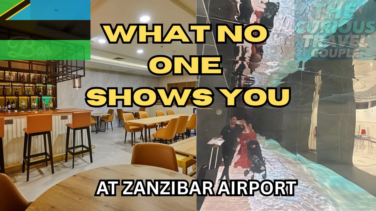 Ultimate Zanzibar Airport (ZNZ) Tour 🇹🇿 | Duty-Free Shopping + Marhaba Lounge Review