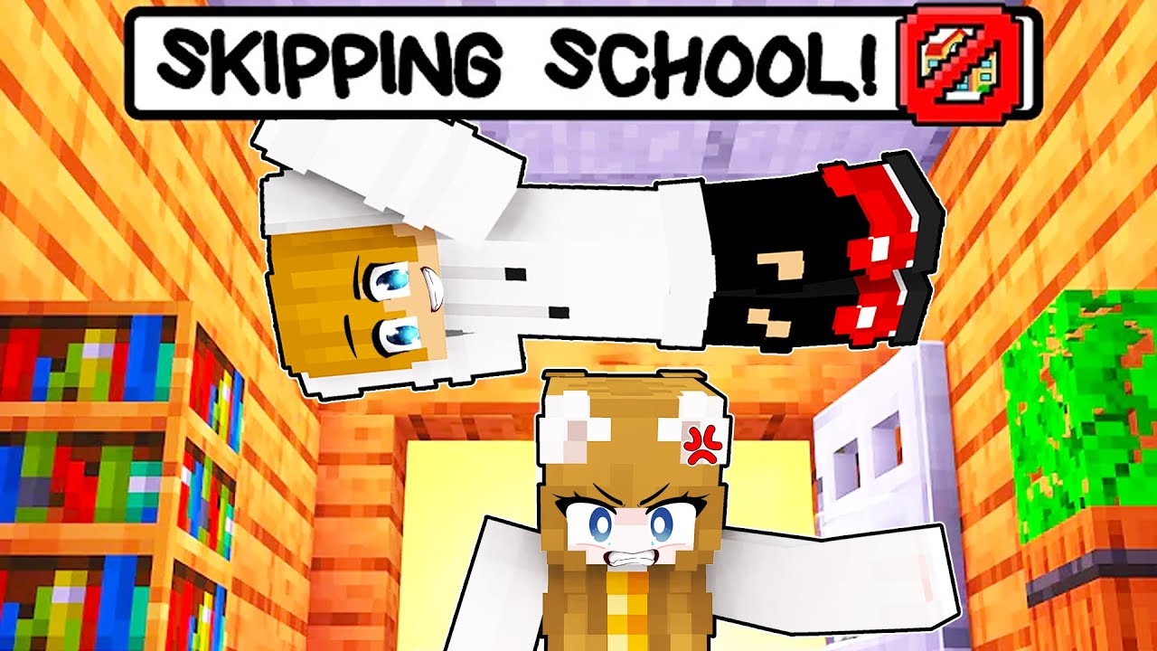 NEVER get caught SKIPPING SCHOOL in Minecraft! ( Tagalog )