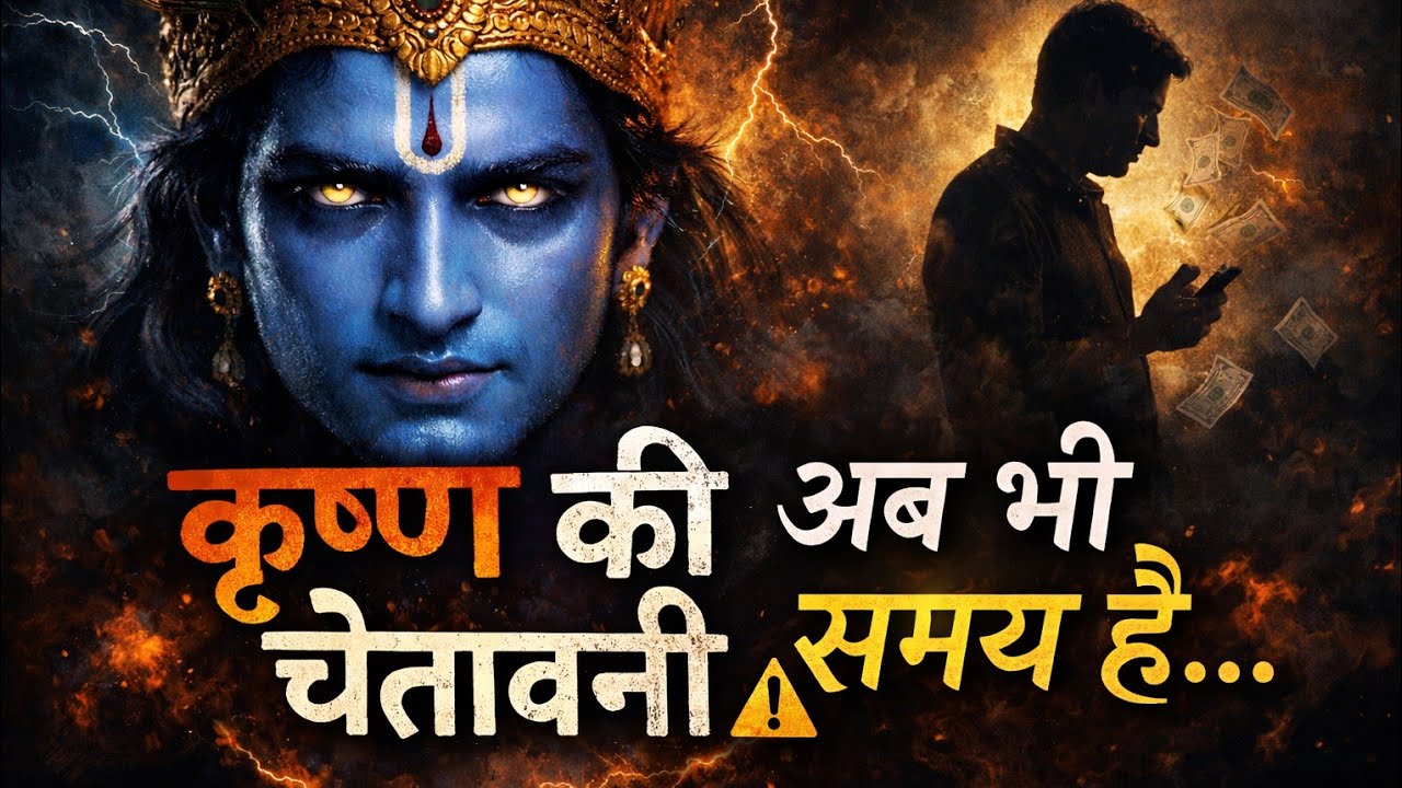  श्री कृष्ण की चेतावनी ⚠️ | अब भी समय है… कलयुग का सबसे कड़वा सत्य | gita saar #krishna​