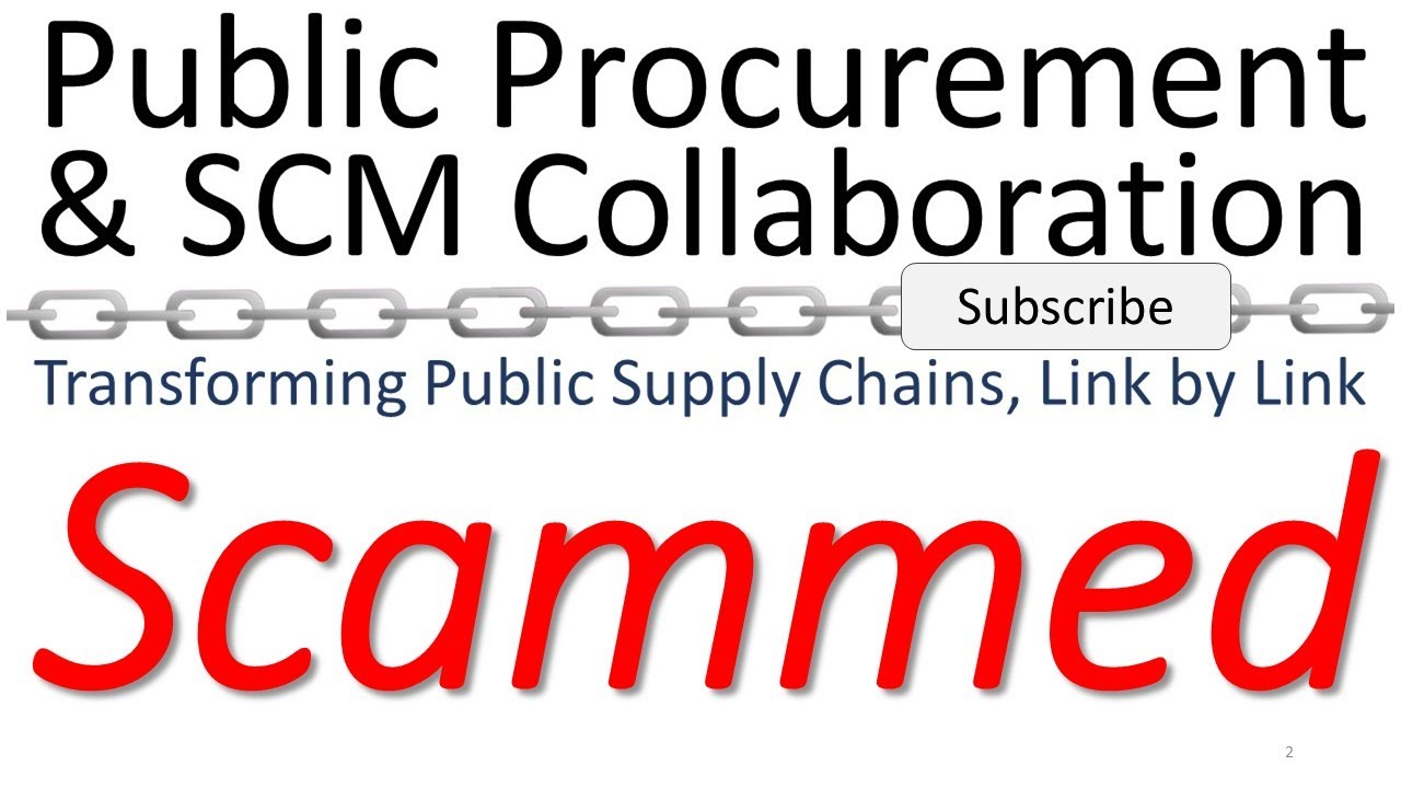 Scammed - How the tender/quotation scams work
