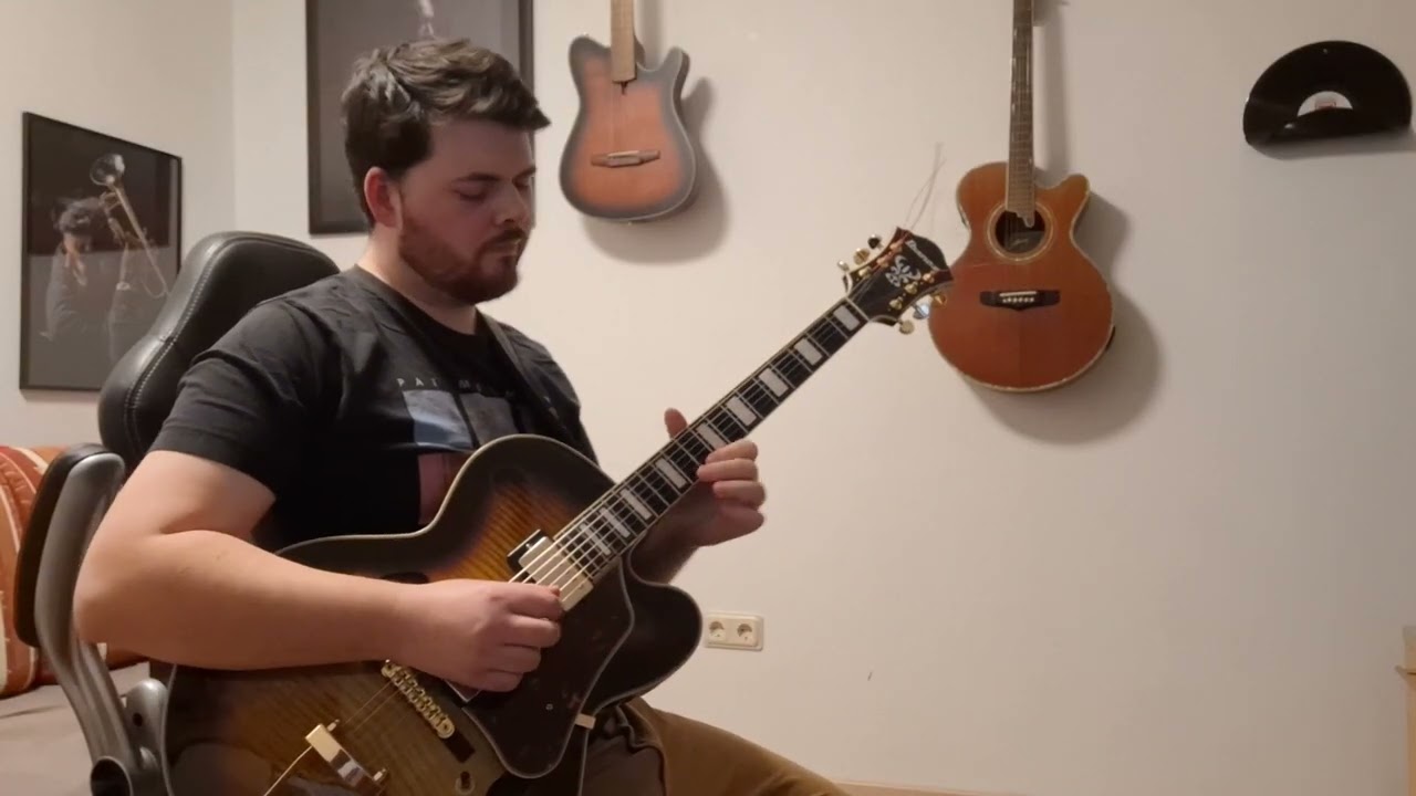 Guitar Lullaby, Ibanez AF95FM and DV Mark Little Jazz