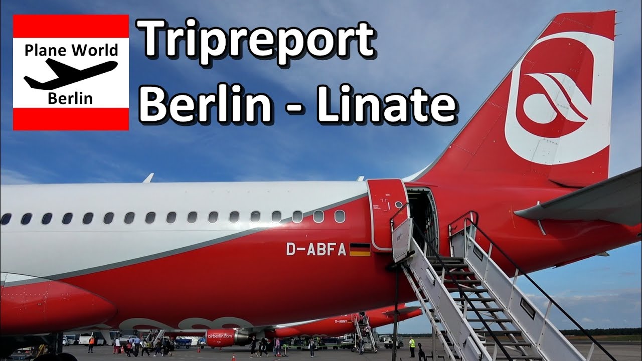 Trip Report | Air Berlin Airbus A320 | Economy Silver | TXL - LIN