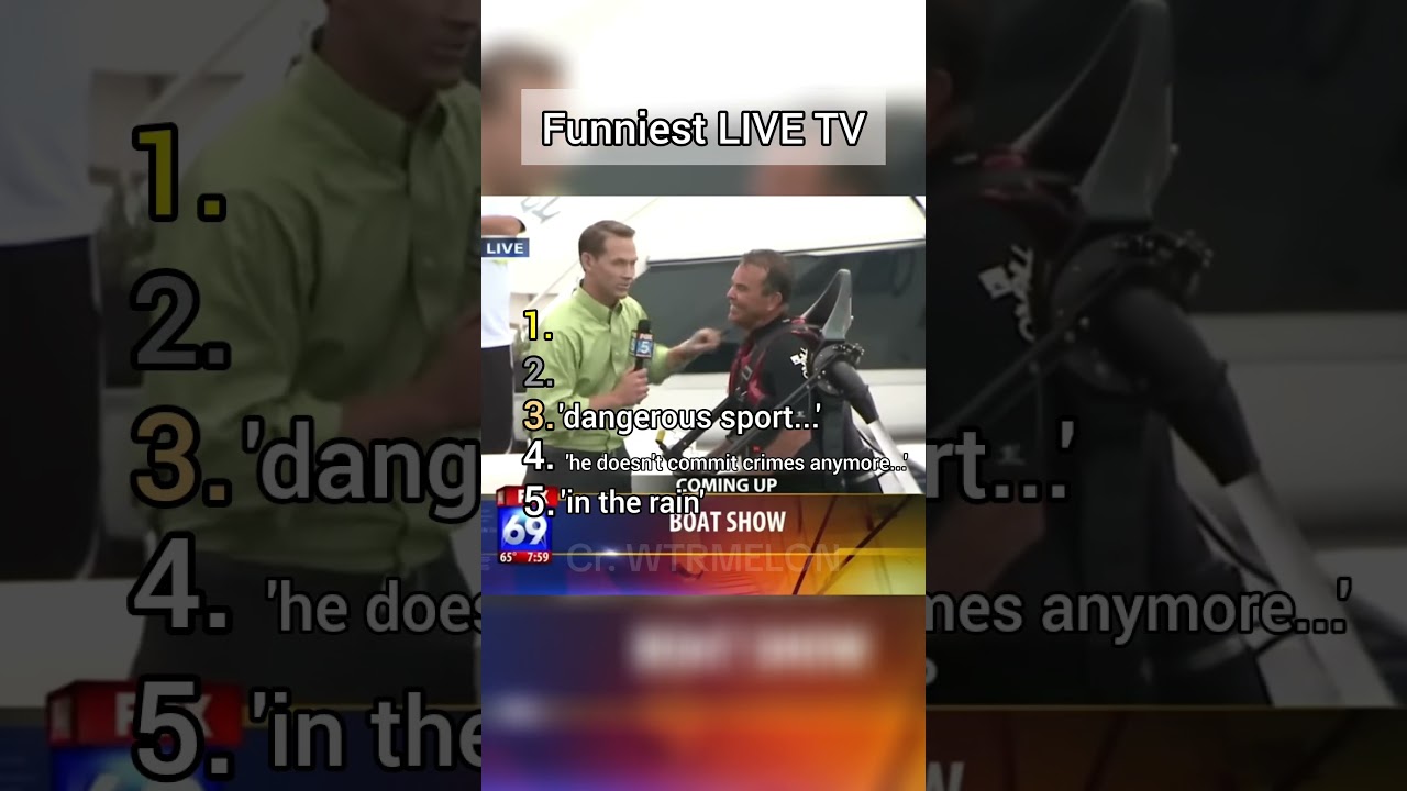 TOP 5 Funniest LIVE TV Fails