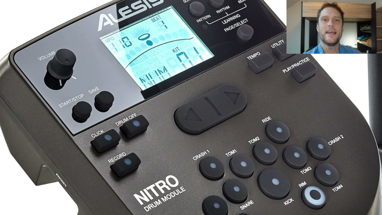 Сброс настроек Alesis Nitro Electronic Drum Kit к заводским настройкам