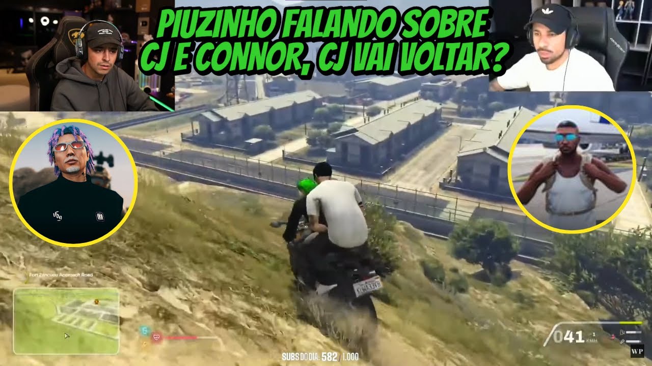 LOUD CORINGA RE4GINDO O PIUZINHO FALANDO SOBRE O CJ E O CONNOR !!! CJ VAI VOLTAR ?