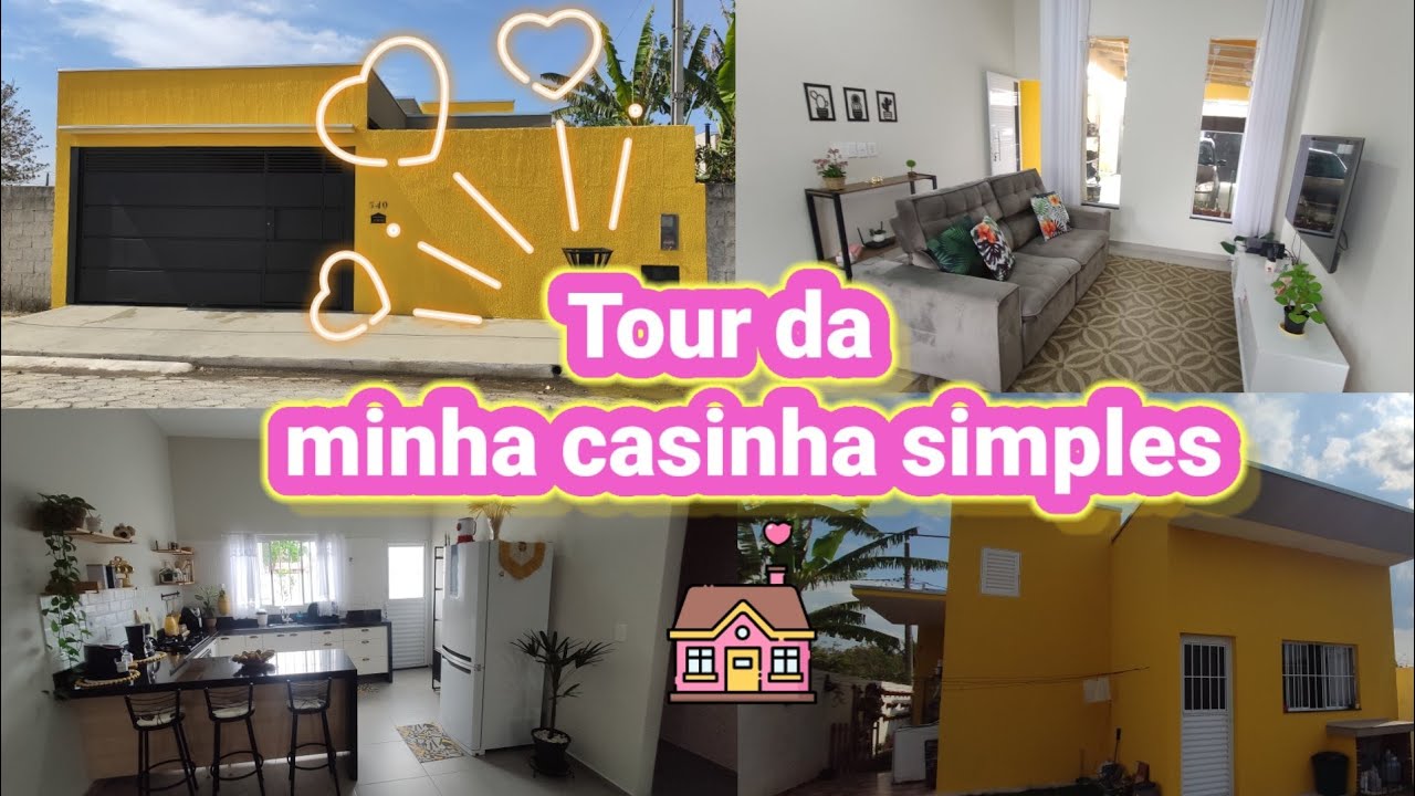 Tour pela minha casa de 58m² / Tour atualizado 🏡